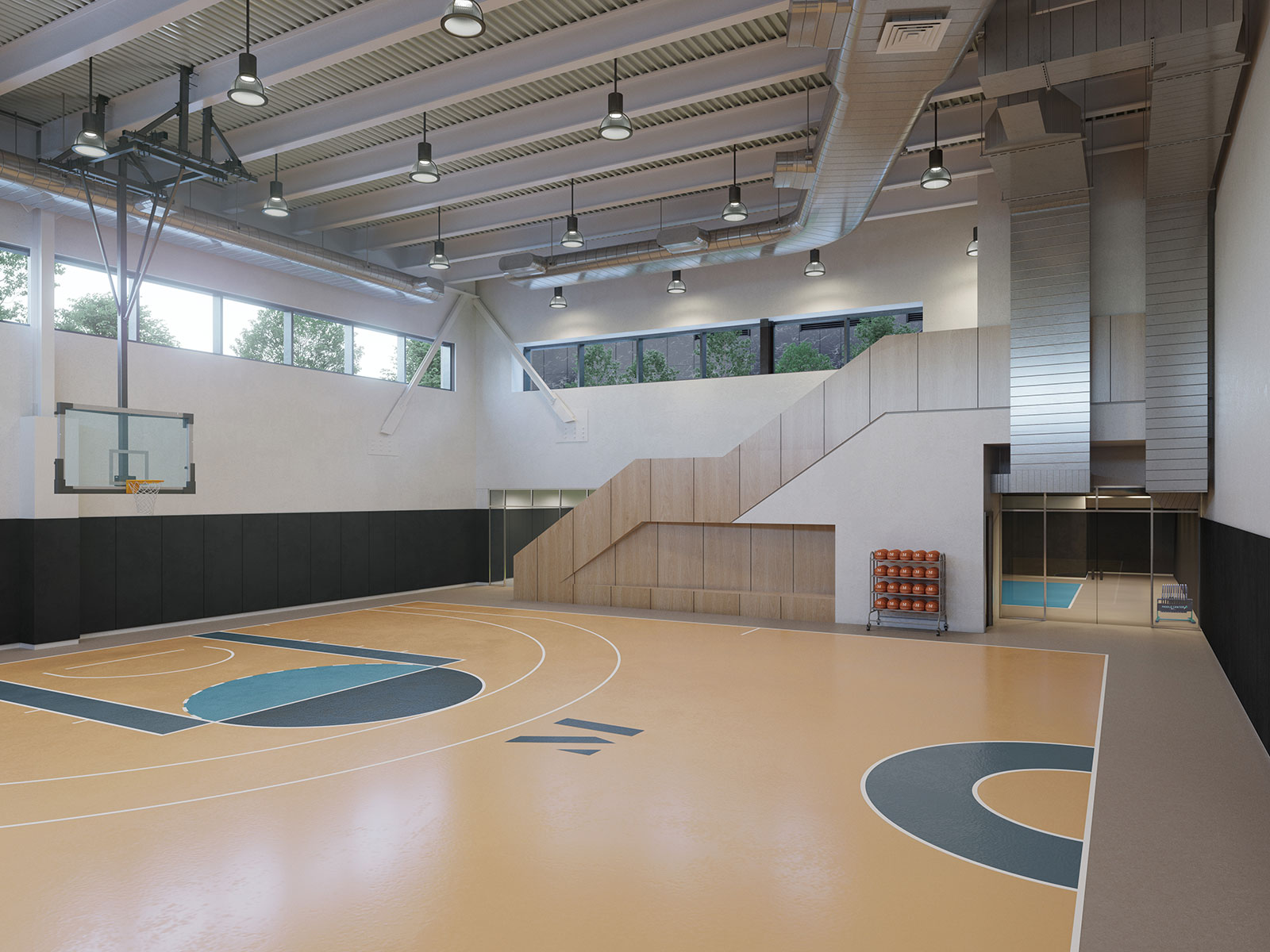 basketball court