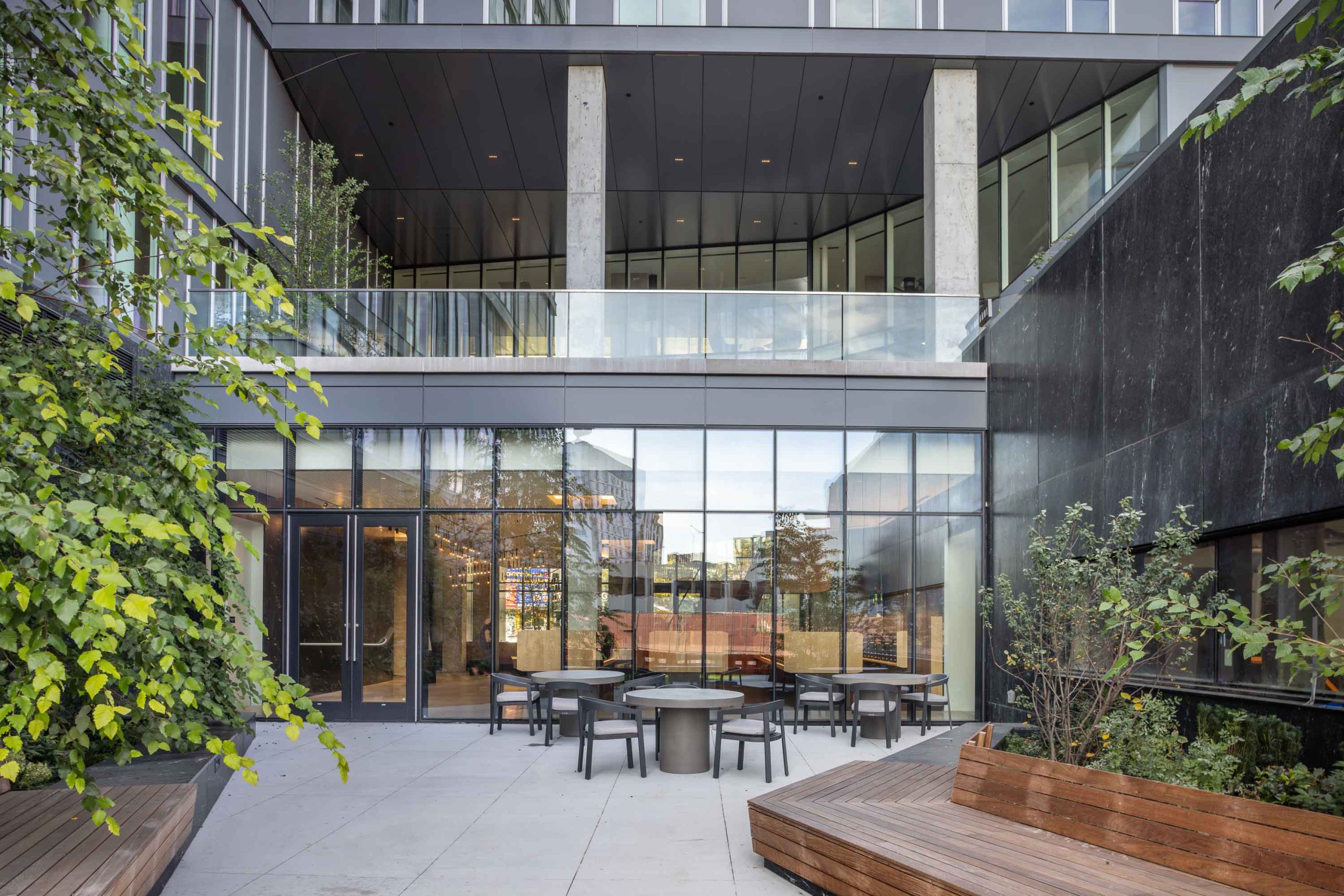 Landscaped Courtyard